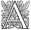 Woodcut -"A"