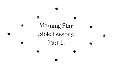 Front Cover - Morning Star Pearly Gate Bible Lessons