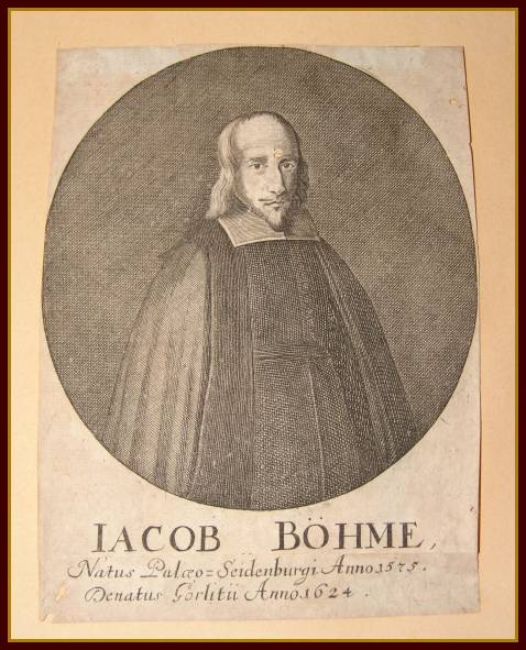 Early rare portrait of Jacob Boehme