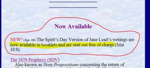 DG's Promise #1 to send out free SDV booklets.